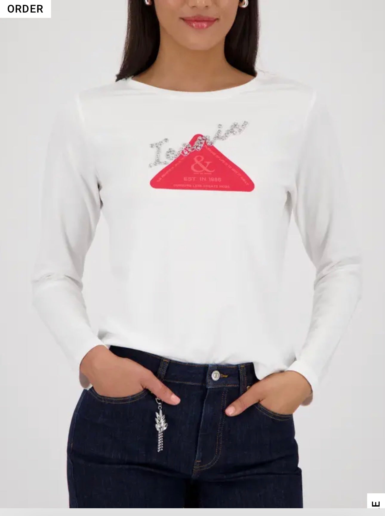 MONARI LONG SLEEVED TOP STYLE 410078