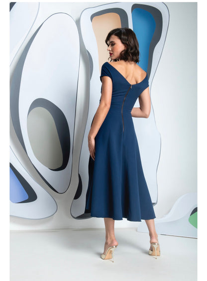 KEVAN JON SYDNEY FLARE & CAPE COLOUR NAVY