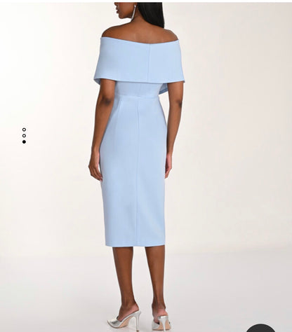 FRANK LYMAN DRESS STYLE 268107 COLOUR BABY BLUE