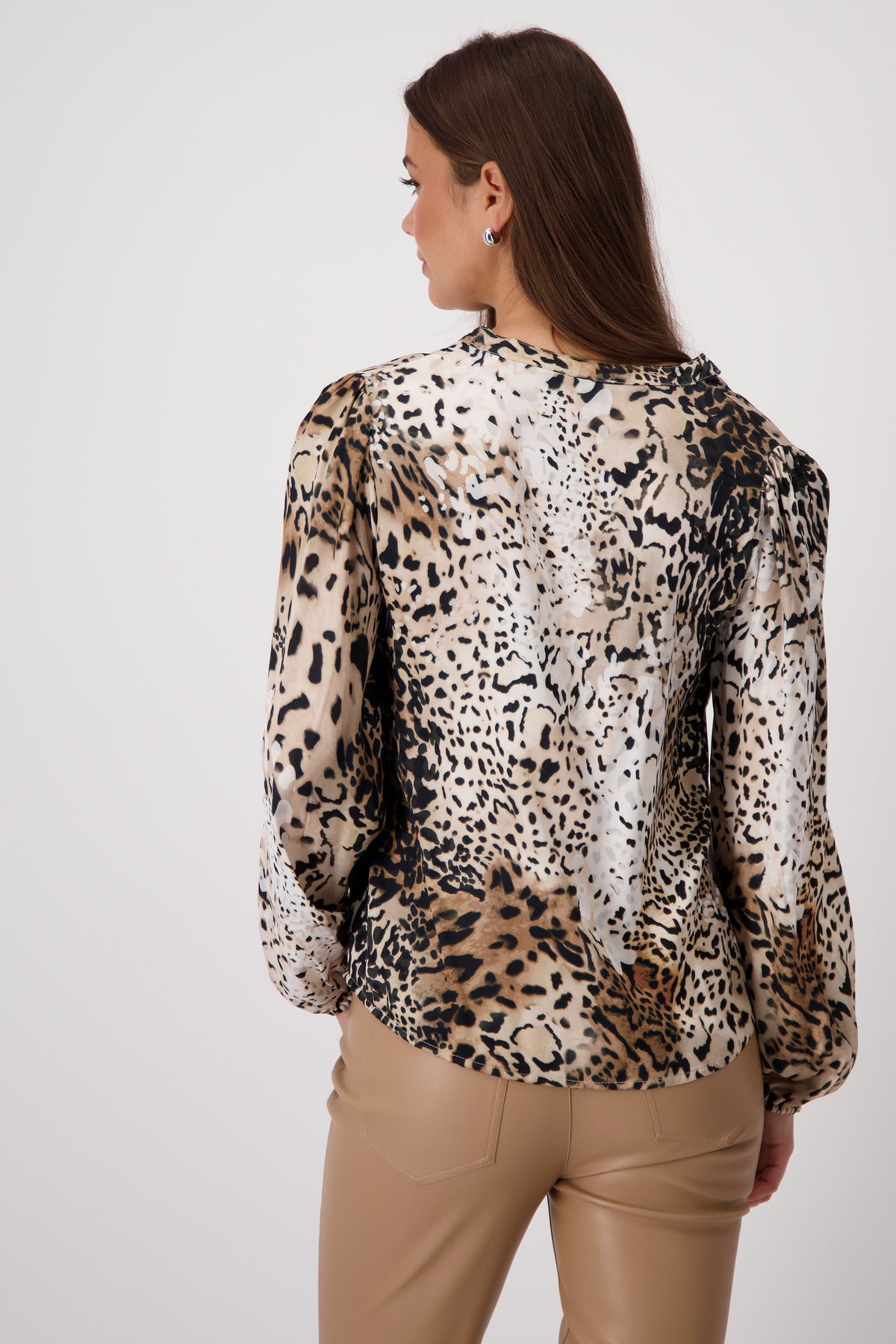 MONARI BLOUSE ANIMAL PRINT STYLE 409419 COLOUR MULTI