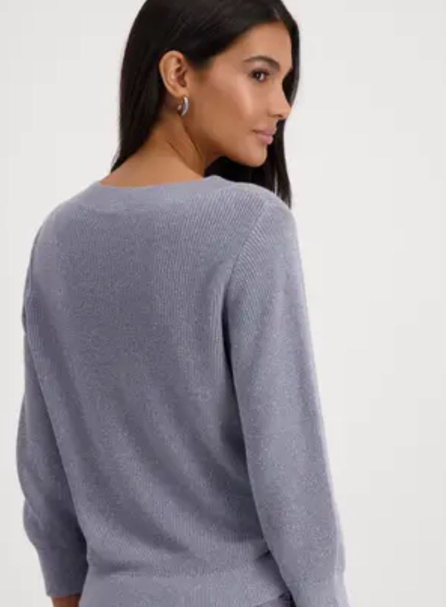 MONARI SWEATER STYLE 409482 COLOUR SMOKED PURPLE