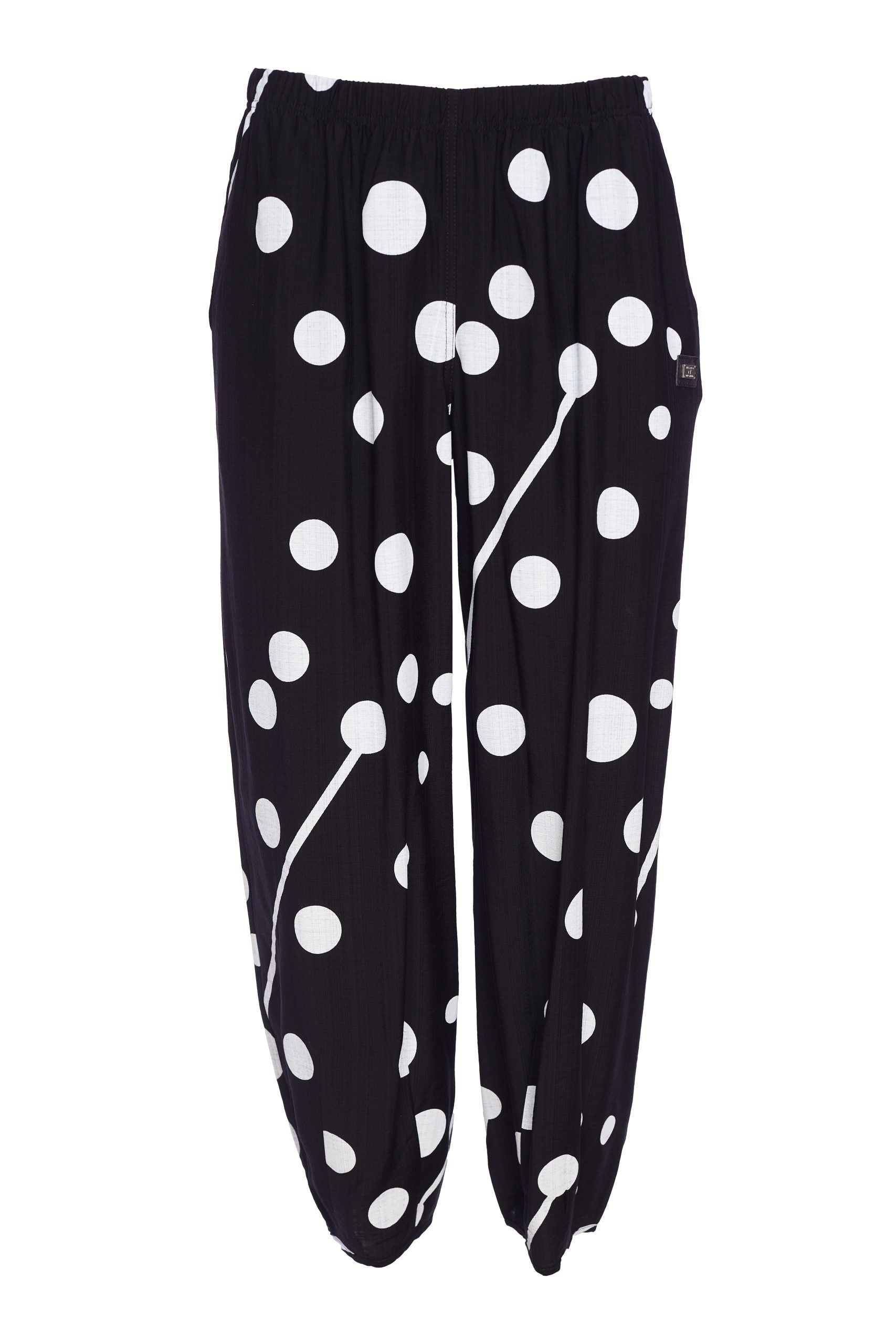 NAYA BLACK & WHITE SPOT TROUSER | STYLE NAS24241