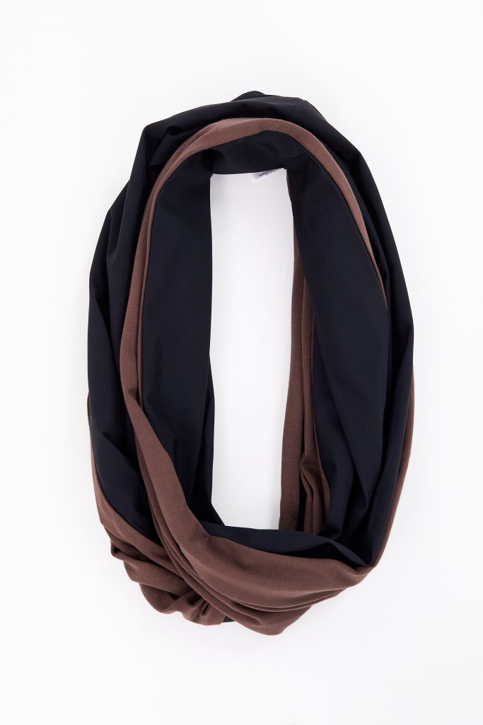 NAYA SCARF STYLE NAW25113 COLOUR COCOA & BLACK