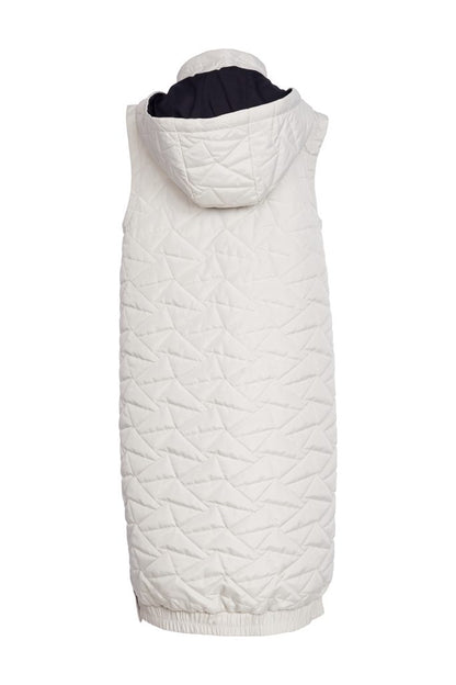 NAYA GILET STYLE NAW25209 COLOUR TAUPE & BLACK