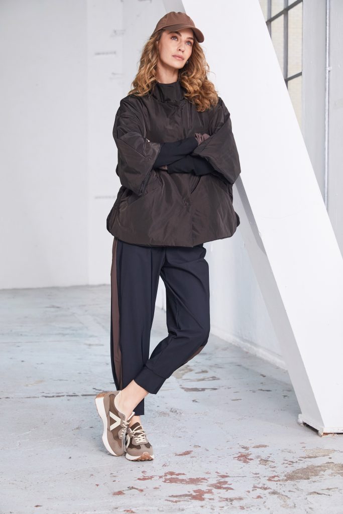 NAYA TROUSERS STYLE NAW25120 COLOUR BLACK & COCOA