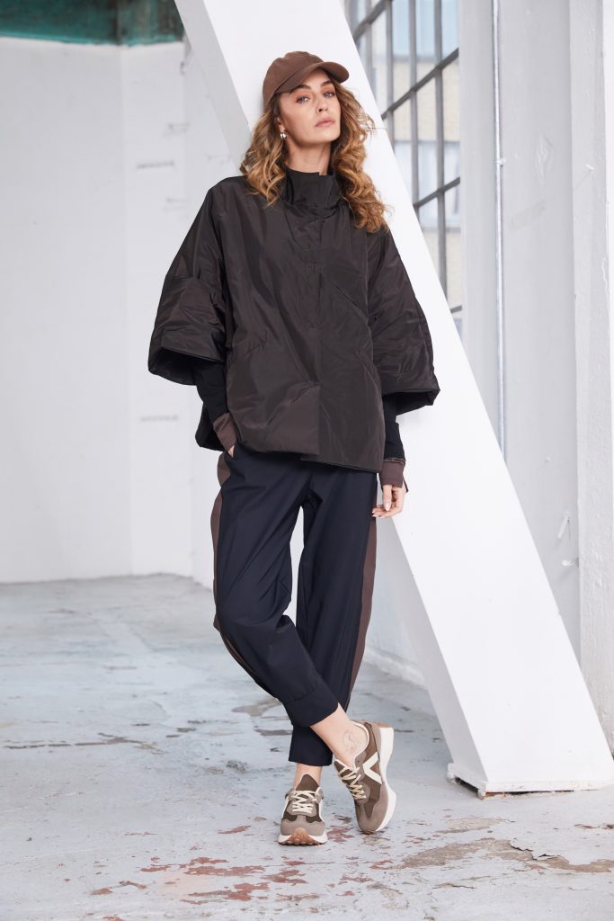 NAYA TROUSERS STYLE NAW25120 COLOUR BLACK & COCOA