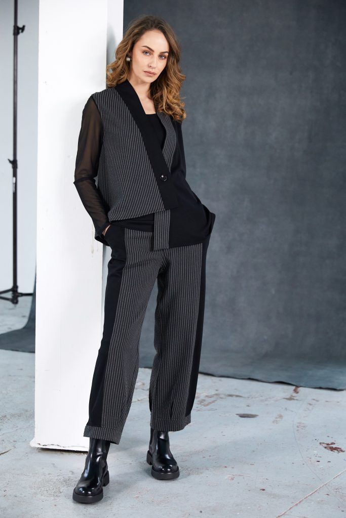 NAYA TROUSERS STYLE NAW25219 COLOUR BLACK & GREY