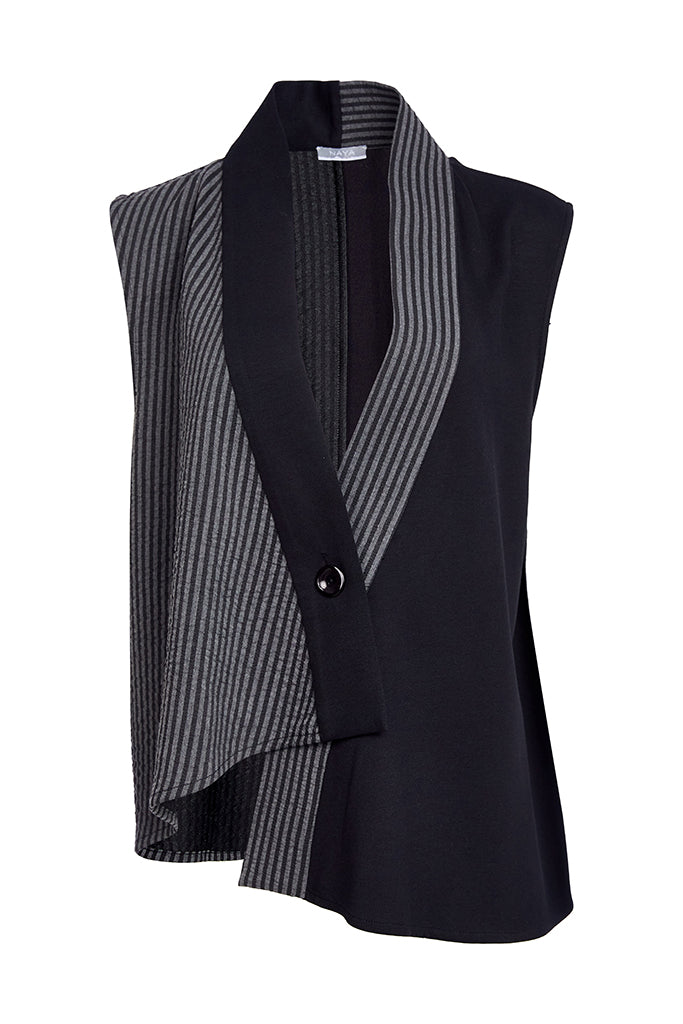 NAYA WAISTCOAT STYLE NAW25328 COLOUR BLACK & GREY
