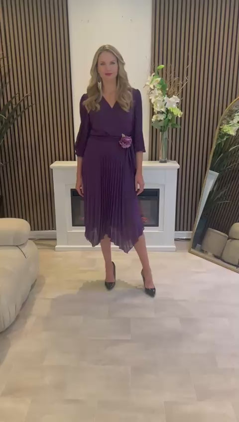 GLITZ DRESS STYLE 1522 COLOUR  PURPLE