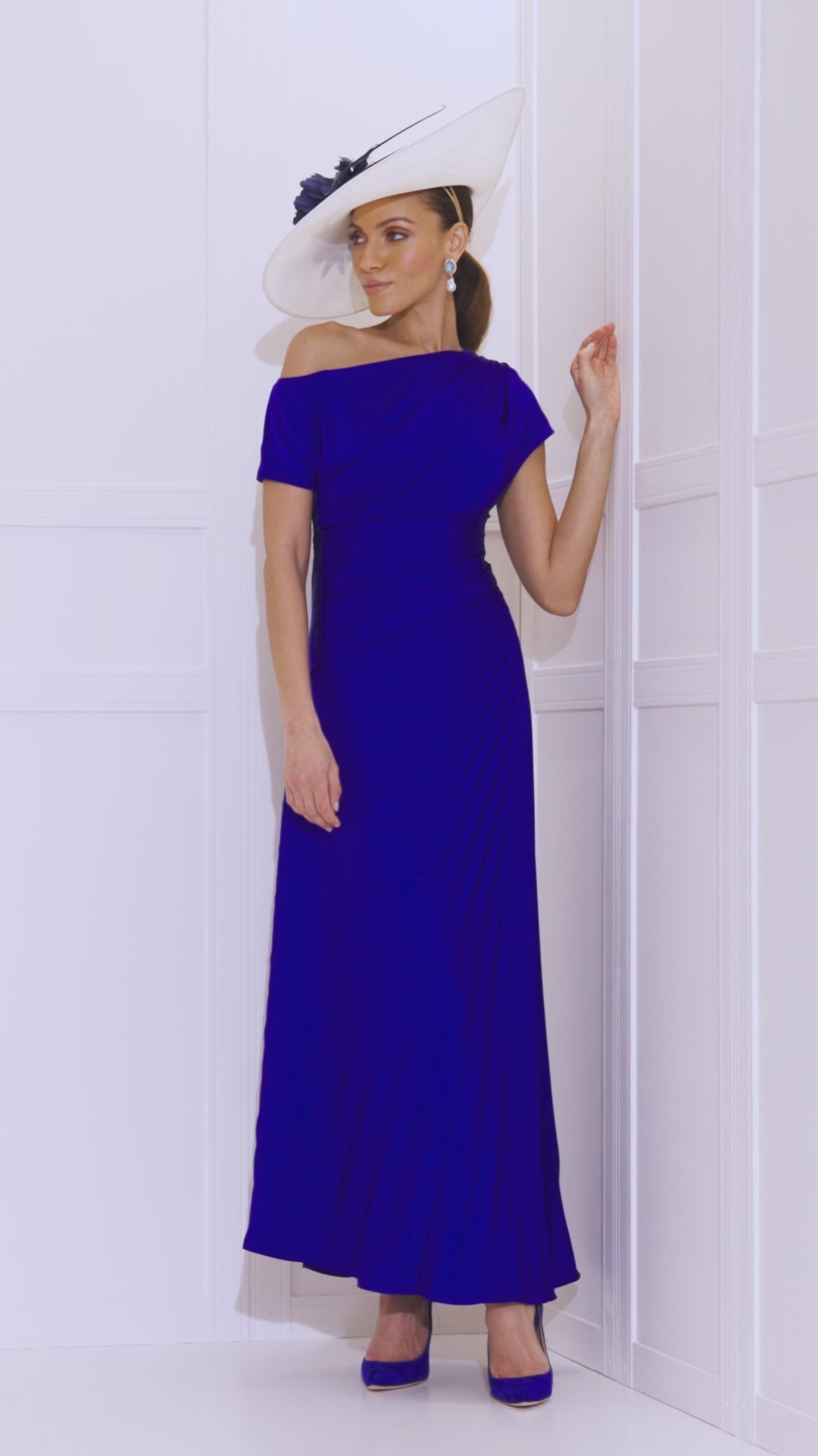 JOHN CHARLES DRESS STYLE 66558 COLOUR COBALT