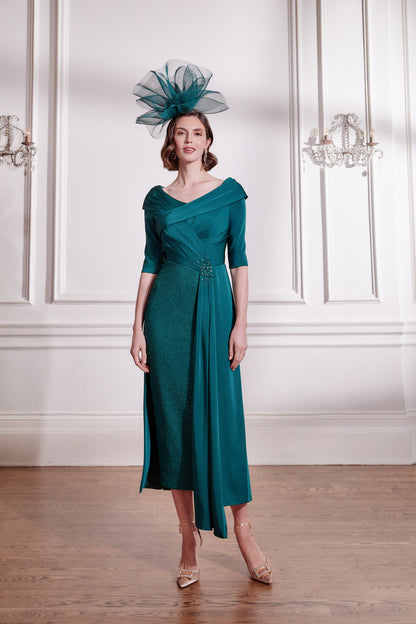 JOHN CHARLES DRESS STYLE 29289 COLOUR FOREST GREEN She Devil Clothing JOHN CHARLES DRESS STYLE 29289 COLOUR FOREST GREEN She Devil Clothing
