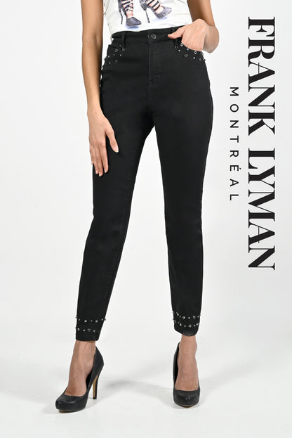 FRANK LYMAN DENIM PANT STYLE 224564U COLOUR BLACK