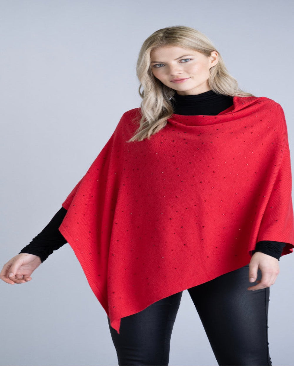 MARBLE CAPE IN RED STYLE 6314