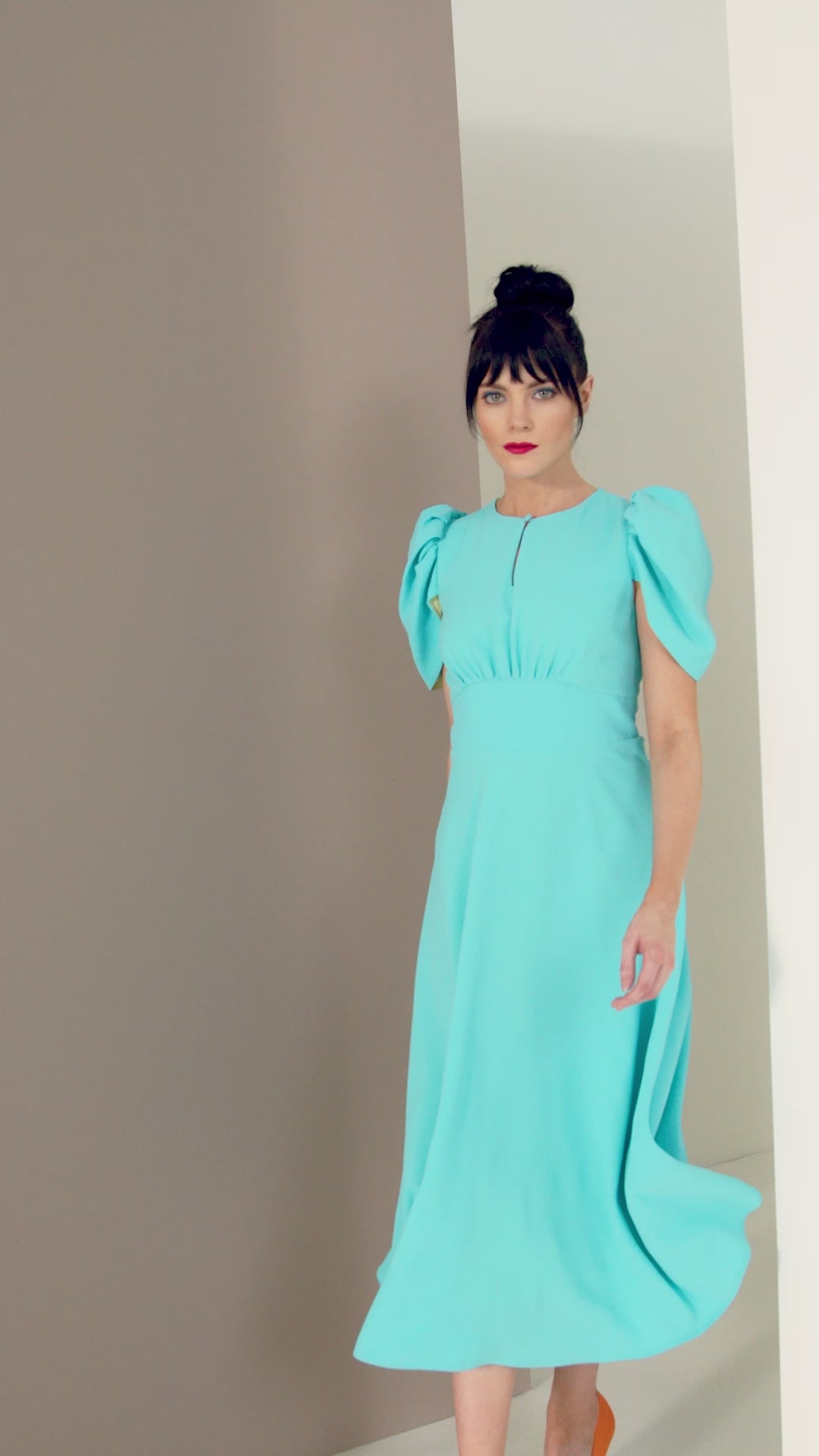 KATE COOPER DRESS STYLE KCS23106 COLOUR AQUA