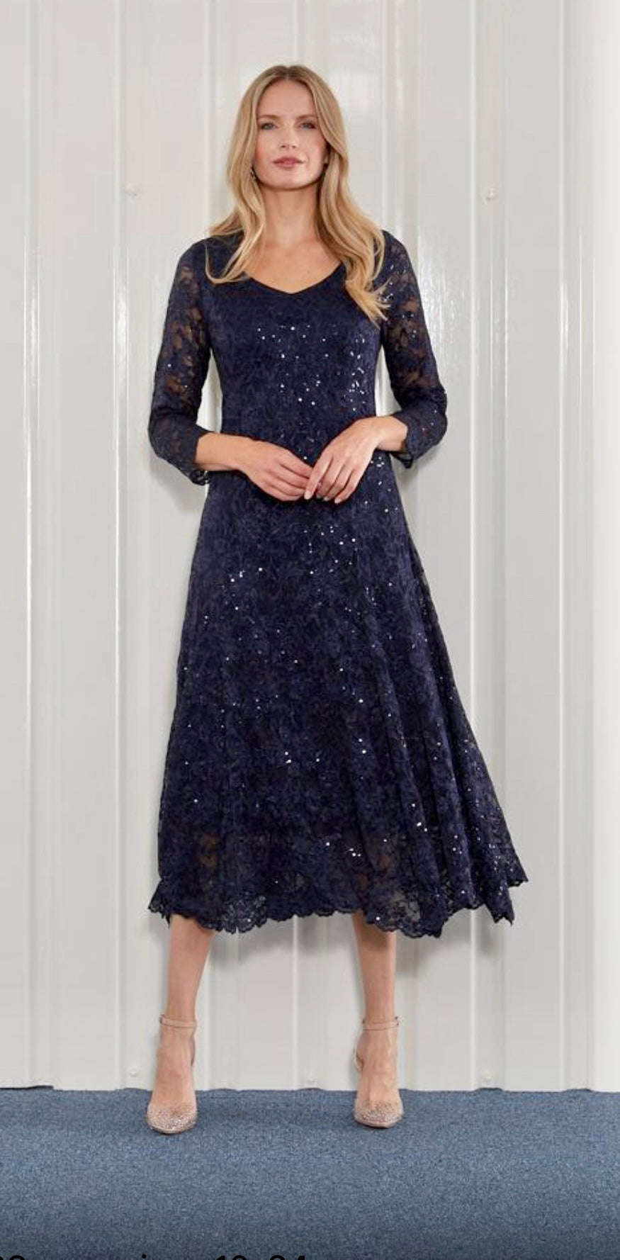 GLITZ DRESS STYLE 1163 COLOUR NAVY