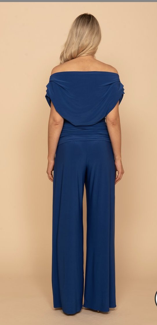 ATOM LABEL CARBON JUMPSUIT COLOUR COBALT